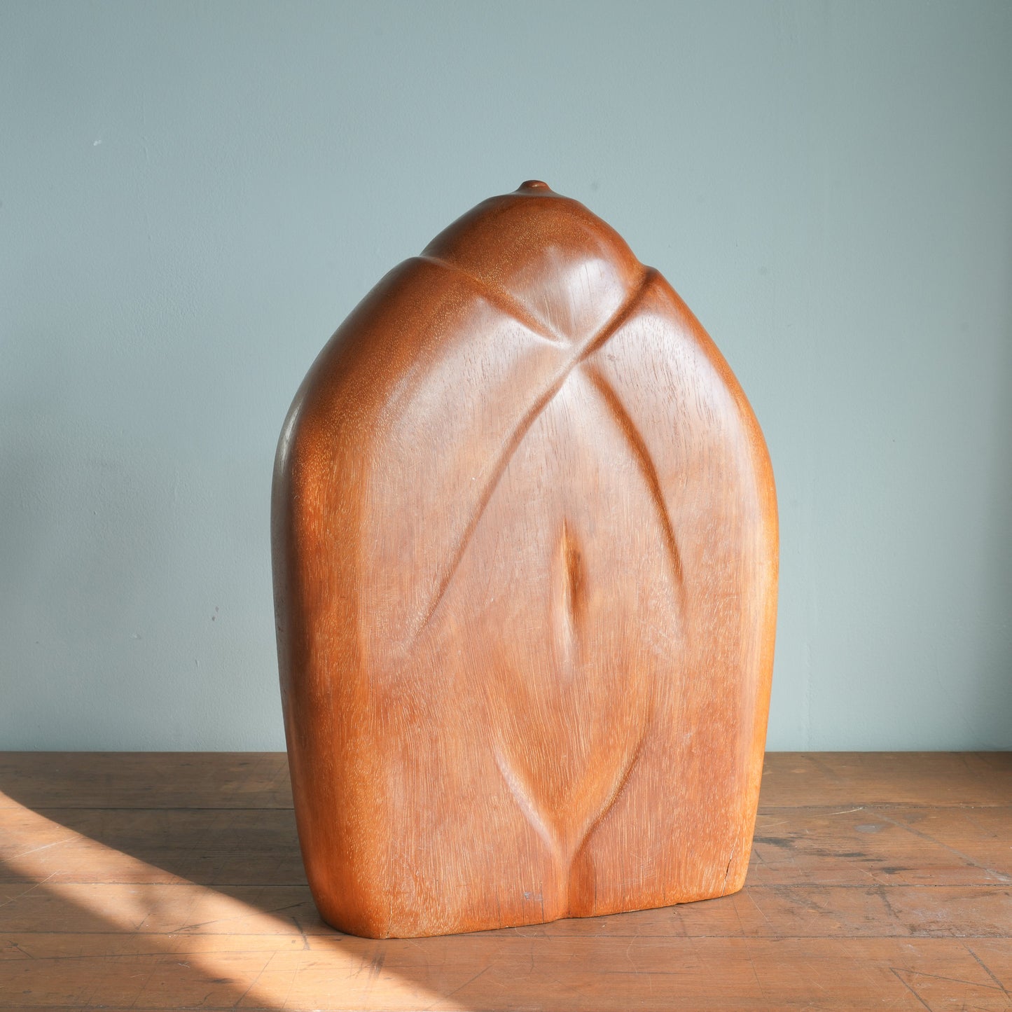 Modernist Wooden Sculpture of the Female Breast| FREDERIK WEERKAMP (Netherlands)
