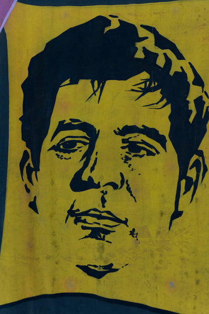 1960s German Hand Painted Cinema Banner - Die Swedische Jungfrau