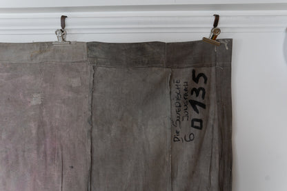 1960s German Hand Painted Cinema Banner - Die Swedische Jungfrau