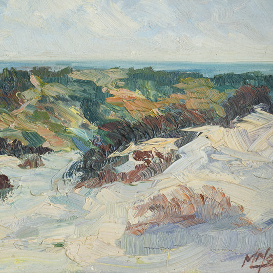 Dunes by the Sea / Maurice Mathias (1912-2006), (c. Mid-20th Century)