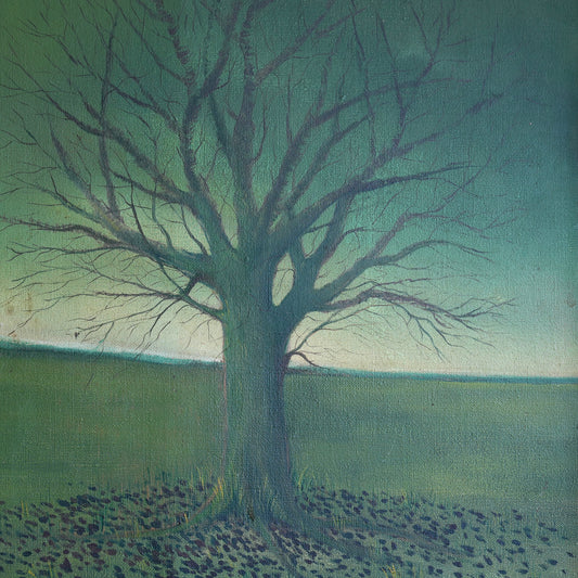 Solitary Tree / Dutch School (Indistinctly Signed), (c. 1960s-1970s)