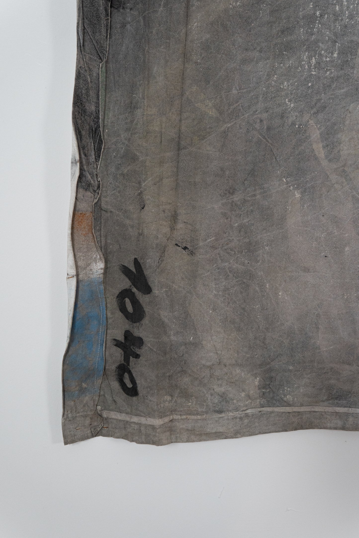 1960s German Hand Painted Cinema Banner - Flucht ins Paradies (Die Oben Ohne Story)