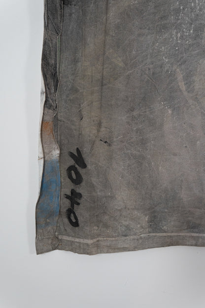 1960s German Hand Painted Cinema Banner - Flucht ins Paradies (Die Oben Ohne Story)