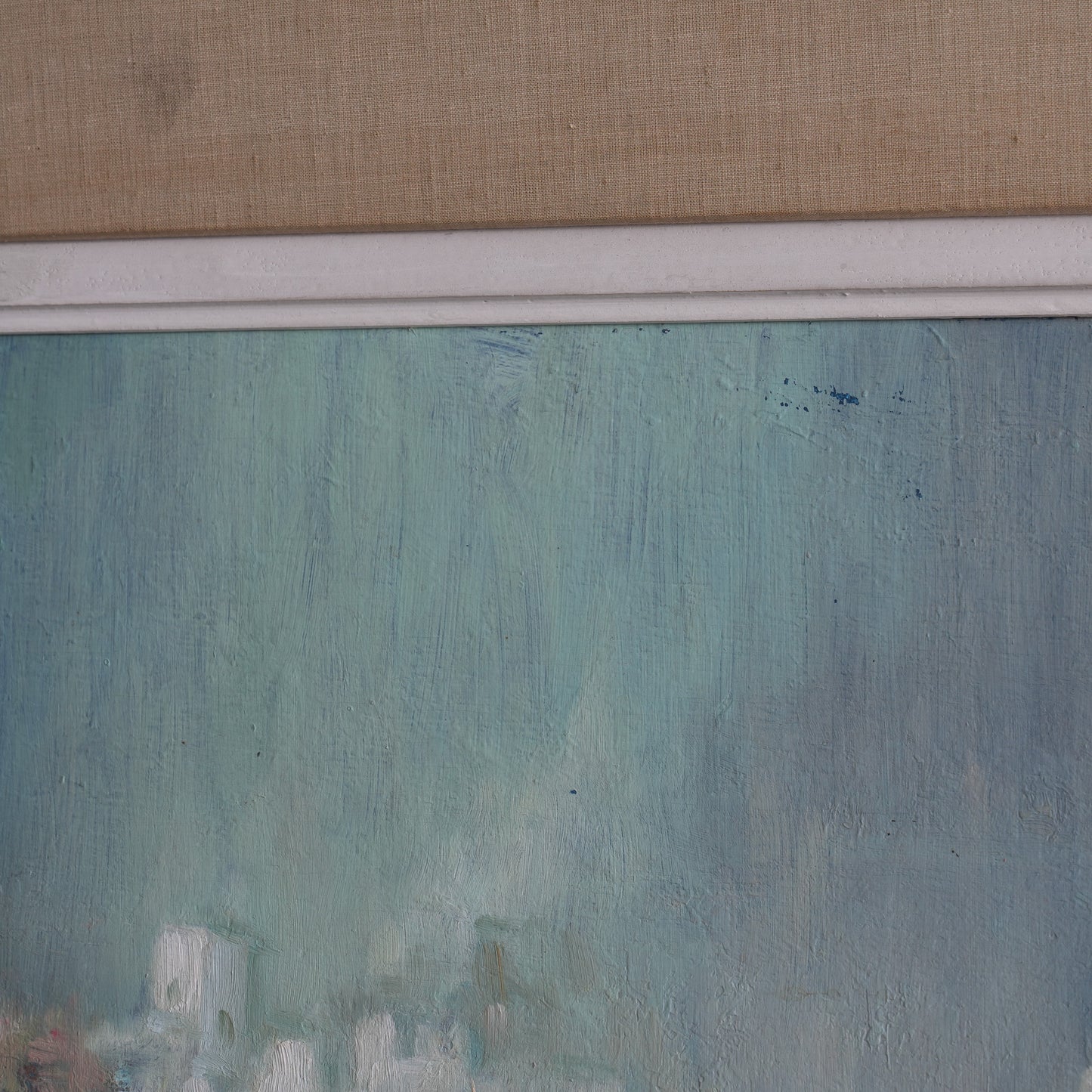Misty Harbour / Unknown Artist (Indistinctly Signed), (c. Mid-20th Century)