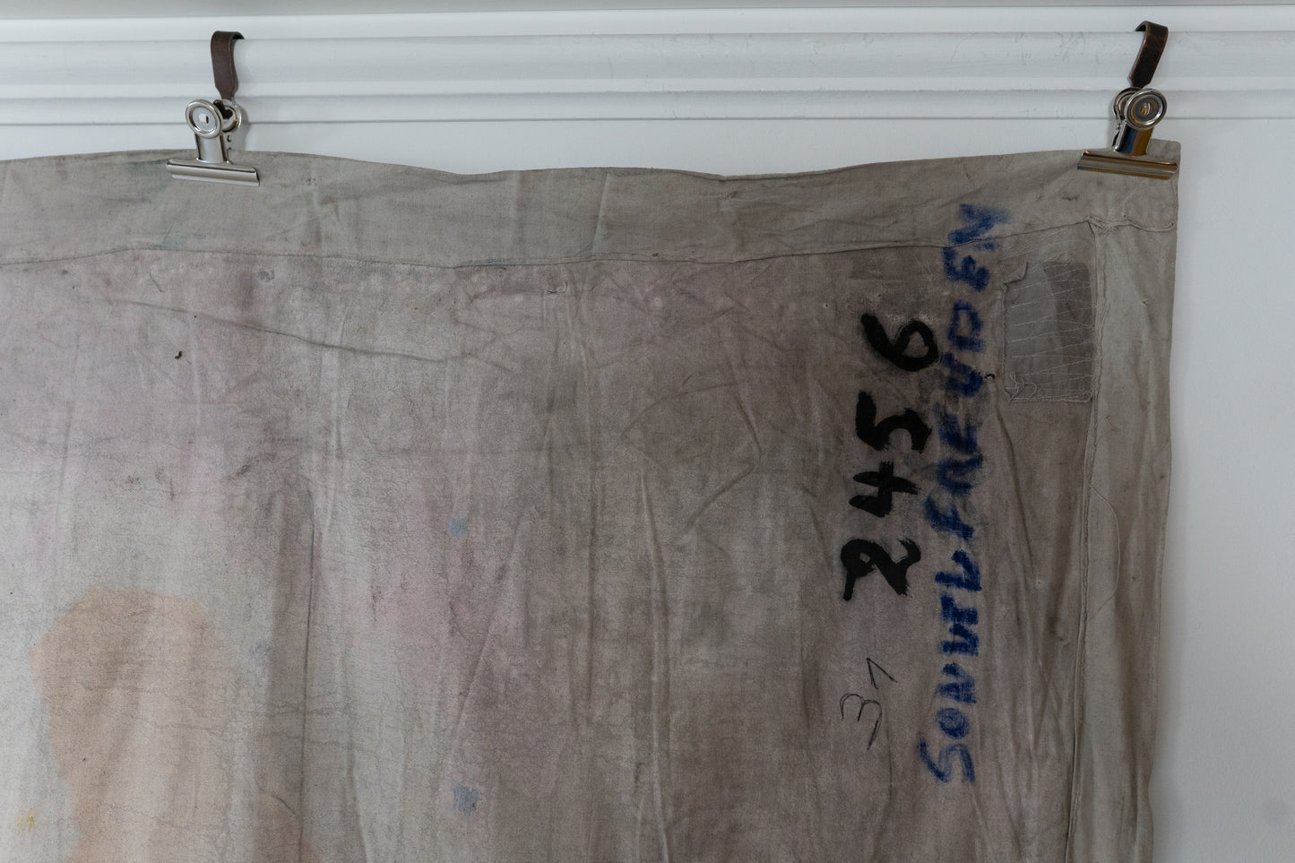 1960s German Hand Painted Cinema Banner - Sonnenfreuden am Mittelmeer