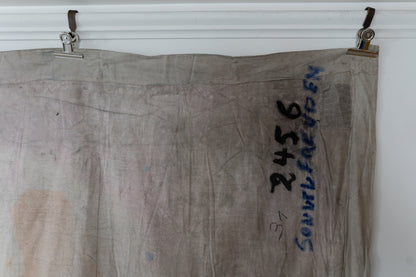 1960s German Hand Painted Cinema Banner - Sonnenfreuden am Mittelmeer
