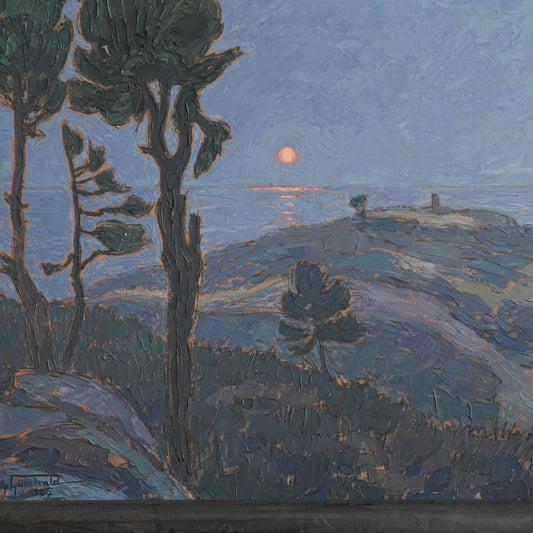 Lever de Lune A La Turbie (1925) | Bernard de Guinhald French | 1892 - 1979