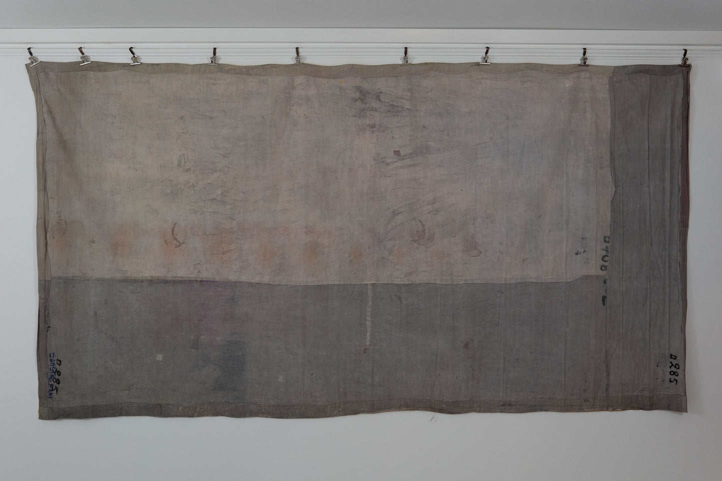 1960s German Hand Painted Cinema Banner - Und Samstags Nackt