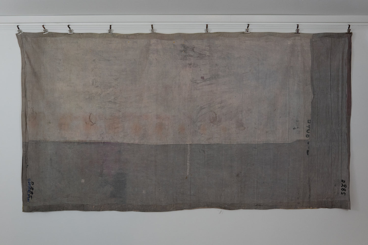 1960s German Hand Painted Cinema Banner - Und Samstags Nackt