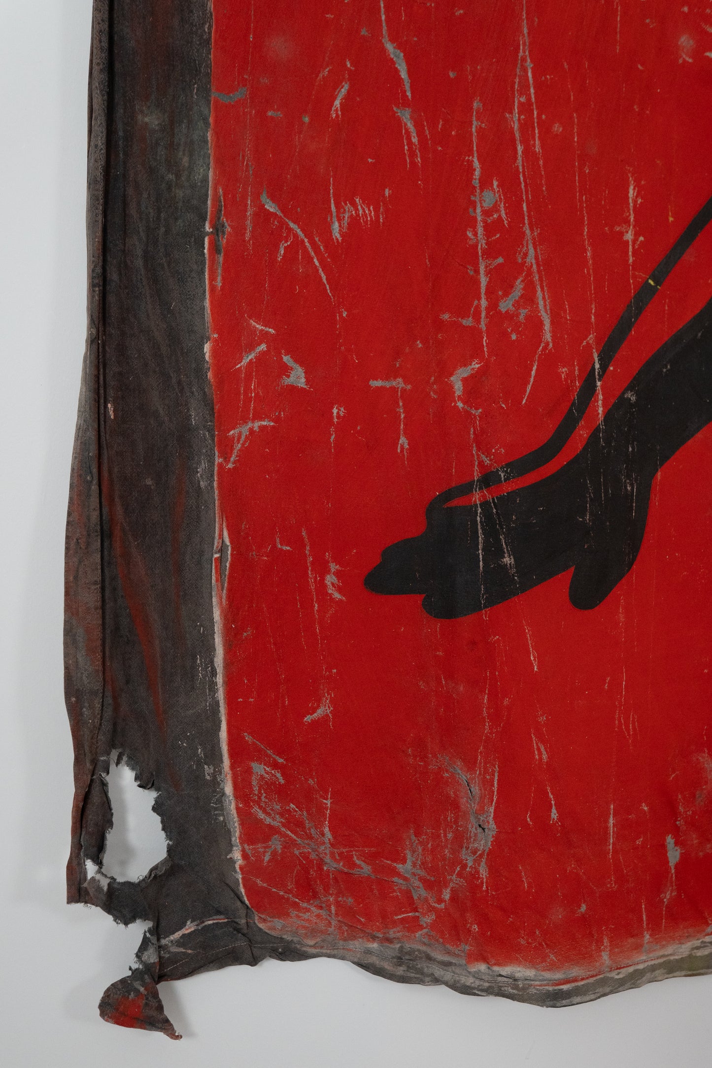 1960s German Hand Painted Cinema Banner - Sie Will’s Wissen. . .