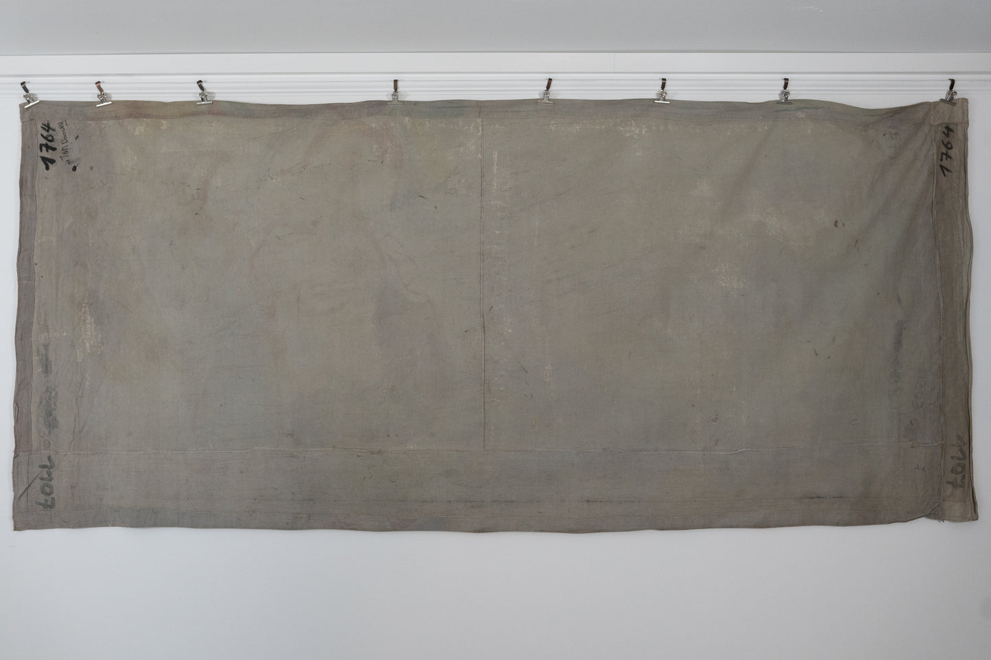 1960s German Hand Painted Cinema Banner - Keine Gnade für Tom Dooley