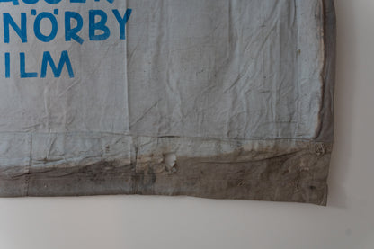 1960s German Hand Painted Cinema Banner - Das Tosende Himmelbett
