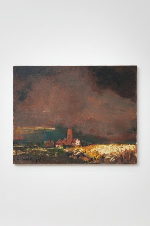 Lisseweghe at Dusk / Médard Siegfried Tytgat, 1969