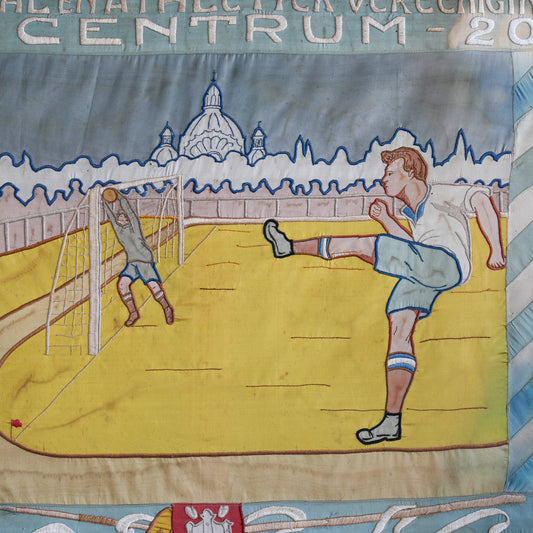 Centrum Football Banner Flag / A. Coen-Soyez, Antwerp (c. 1920)