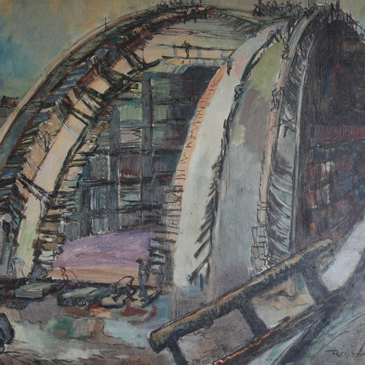 Pont en Construction / Fernand Thon, (1957-1958)