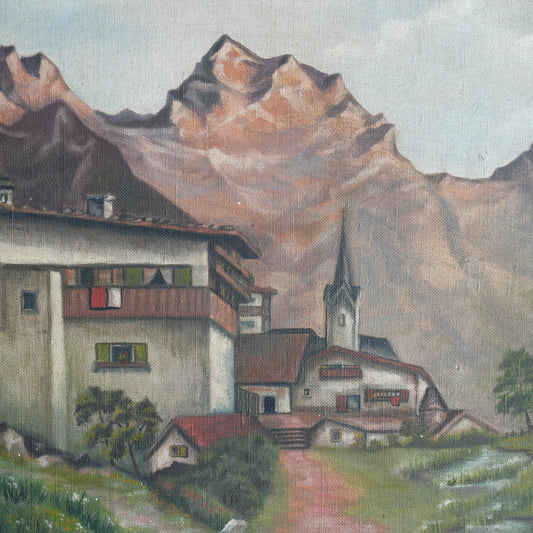 Mountain Village / Unknown Artist, (c. 1930s–50s)