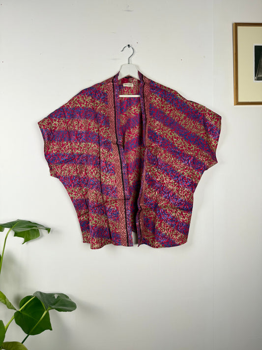 Vintage Saree Silk Shrug Blouse