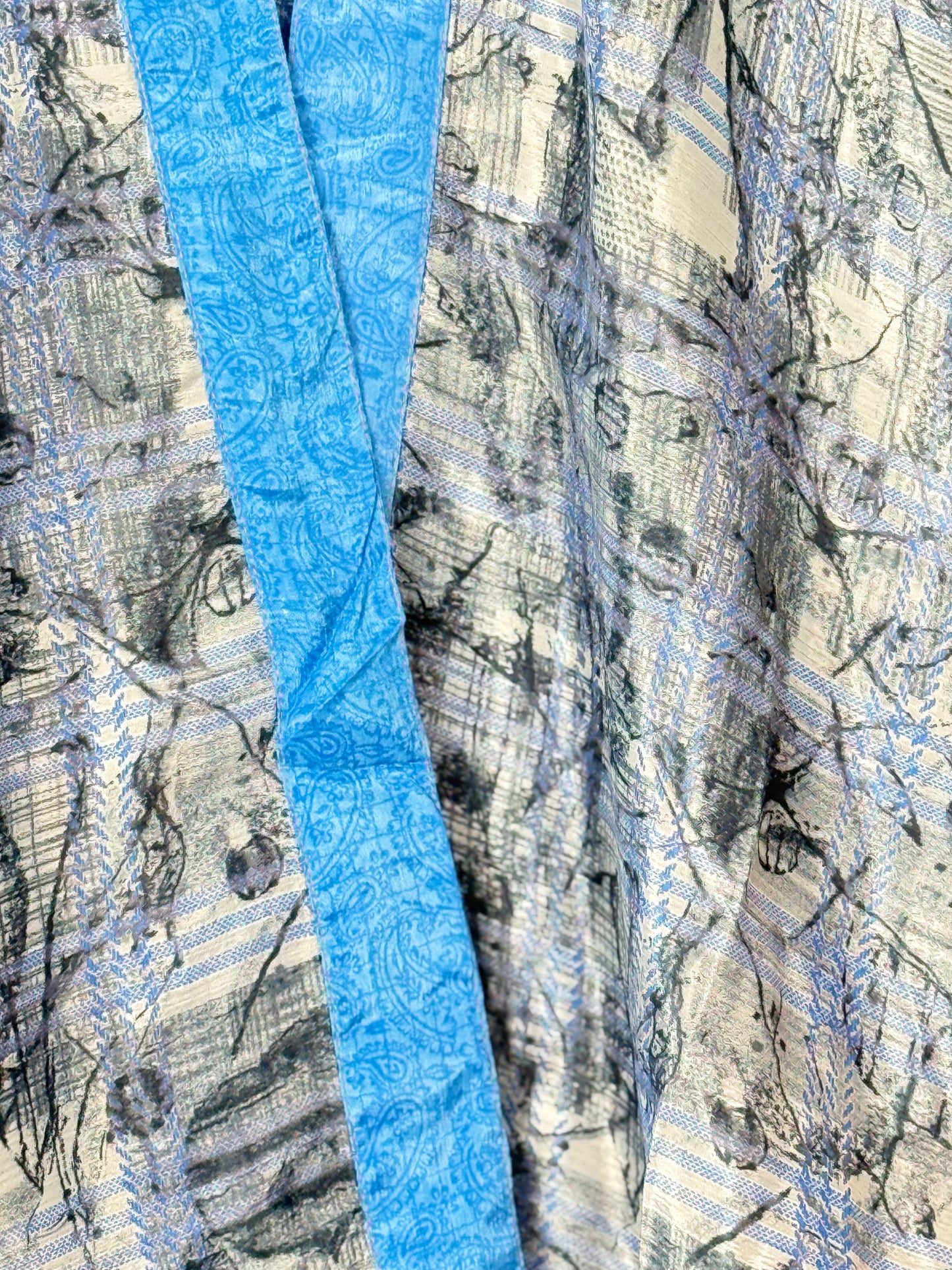 Vintage Saree Silk Trousers & Shirt Co-ordinated Set