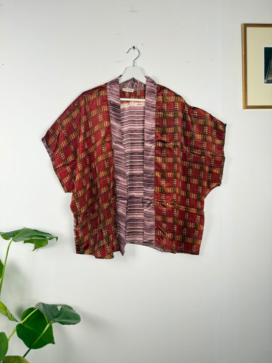 Vintage Saree Silk Shrug Blouse