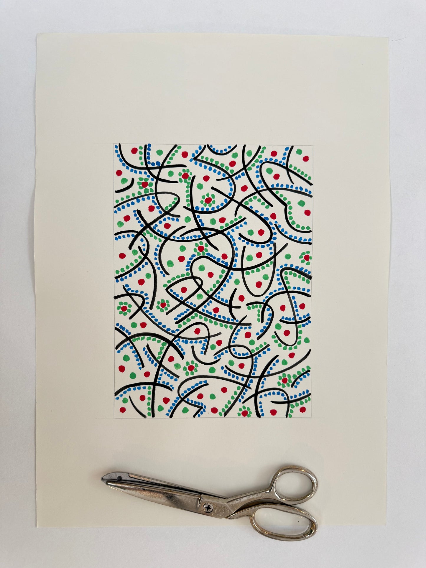 Pointillist Ink on Paper Original Artwork No.22 - ARTHUR ALLAN WILSON, Scottish | 1944-2024
