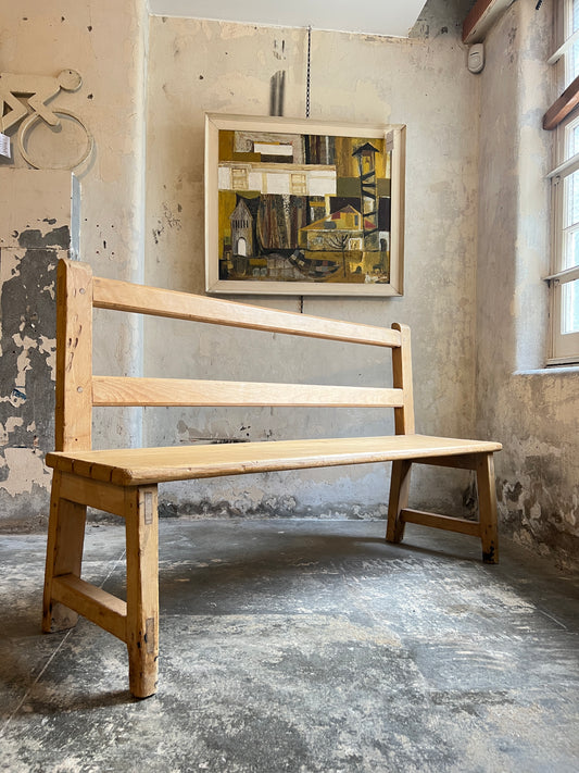 Late 19thC Pine Bench
