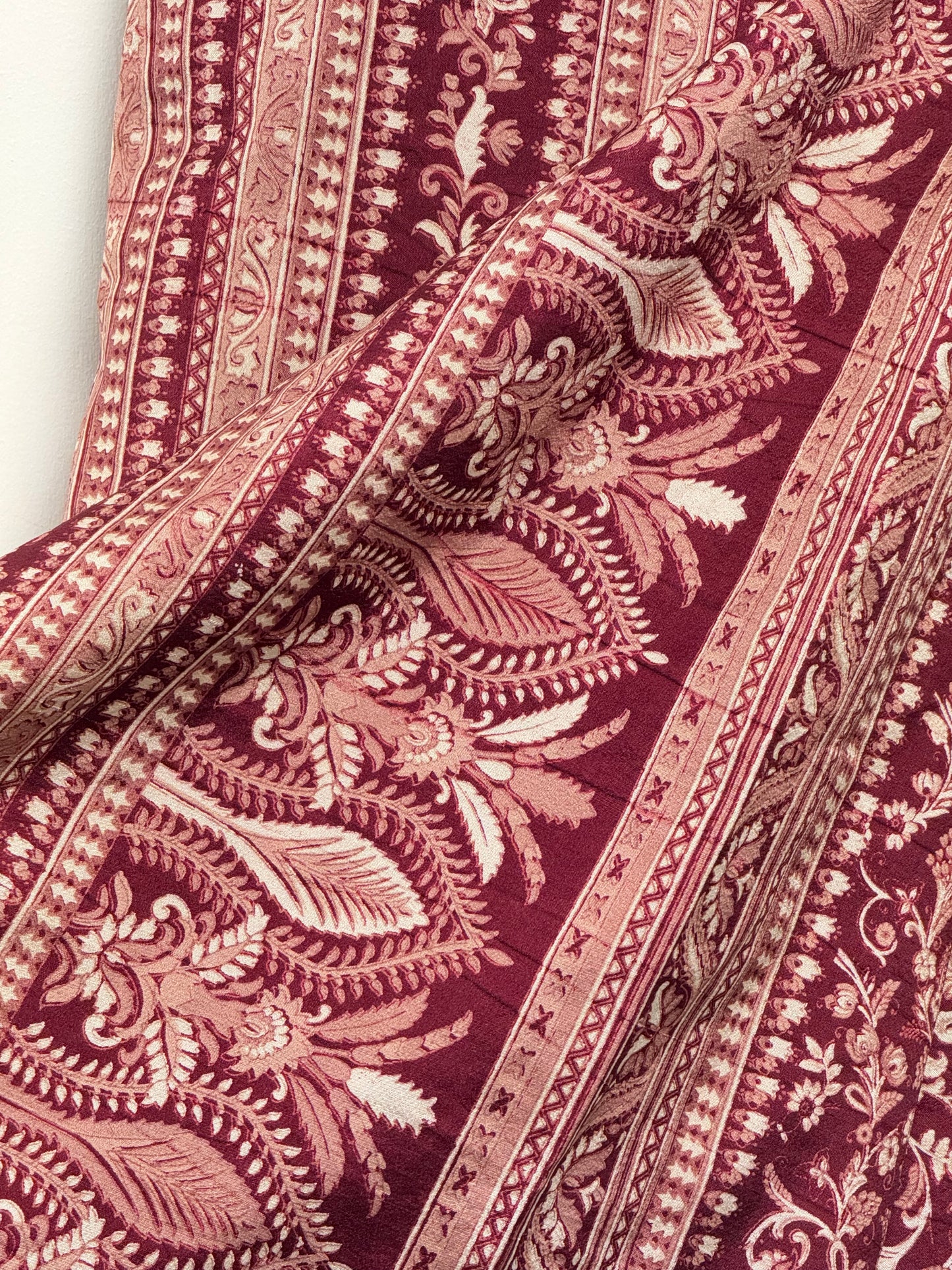 Vintage Pure Silk Saree Fabric