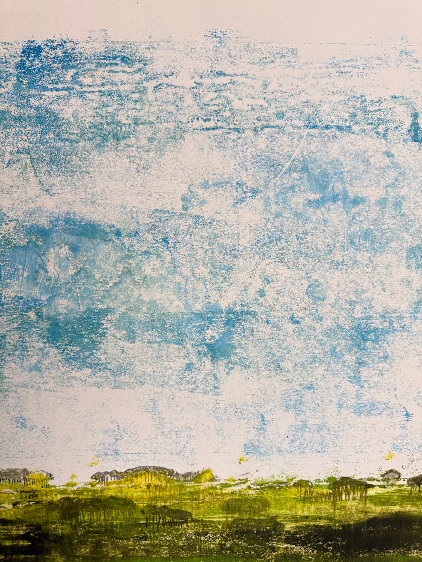Untitled Landscape - Mixed Media