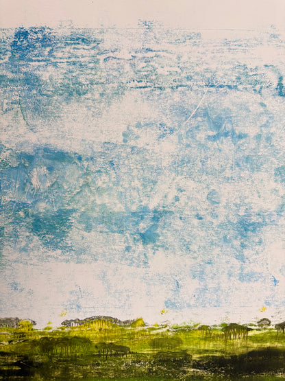 Untitled Landscape - Mixed Media