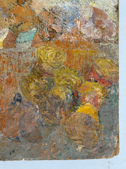 Orange Landscape - Oxshott Pottery Estate - HENRY WREN
