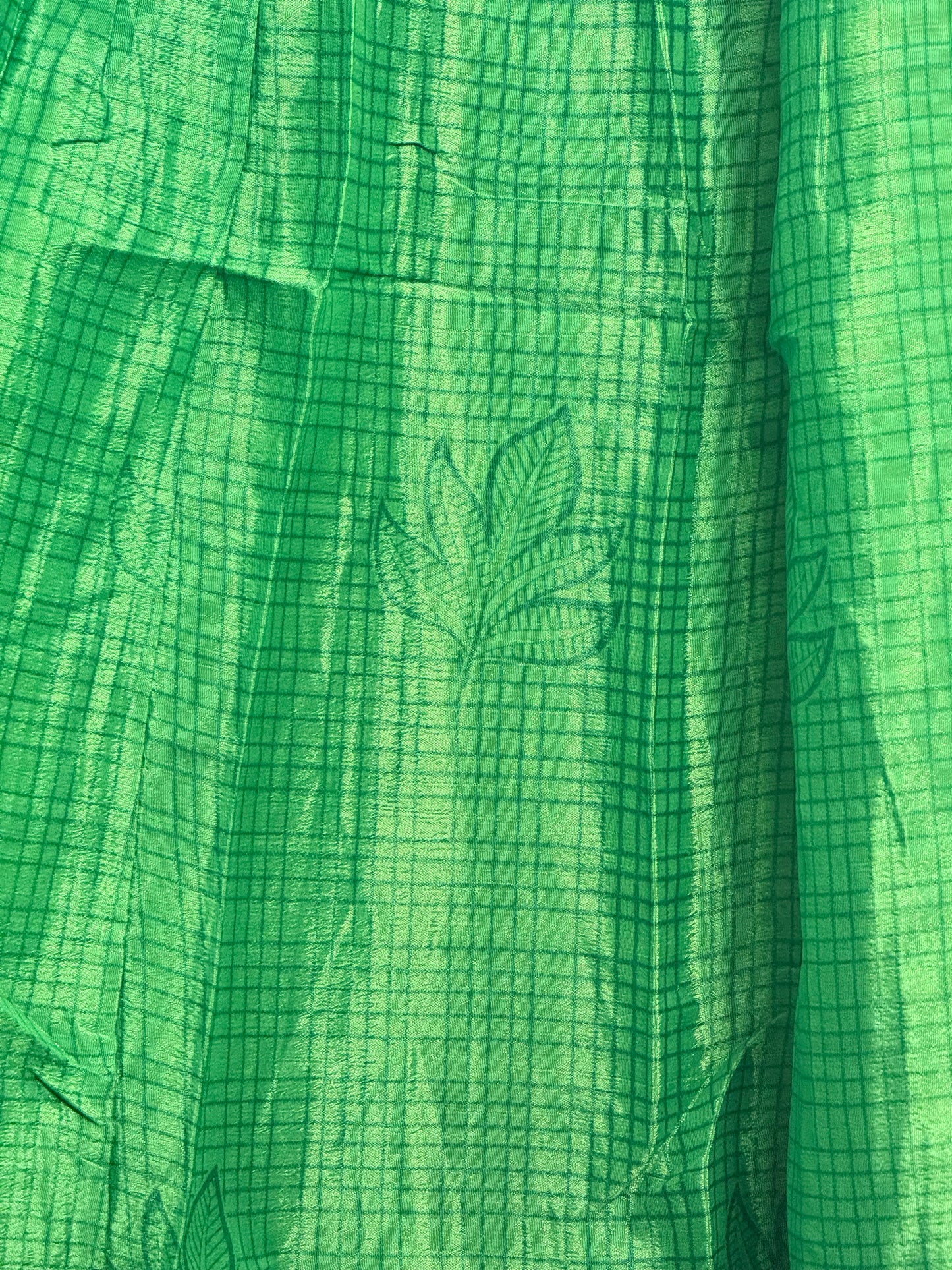 Vintage Saree Silk Pleated Skirt