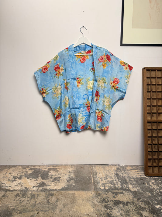 Vintage Saree Silk Shrug Blouse