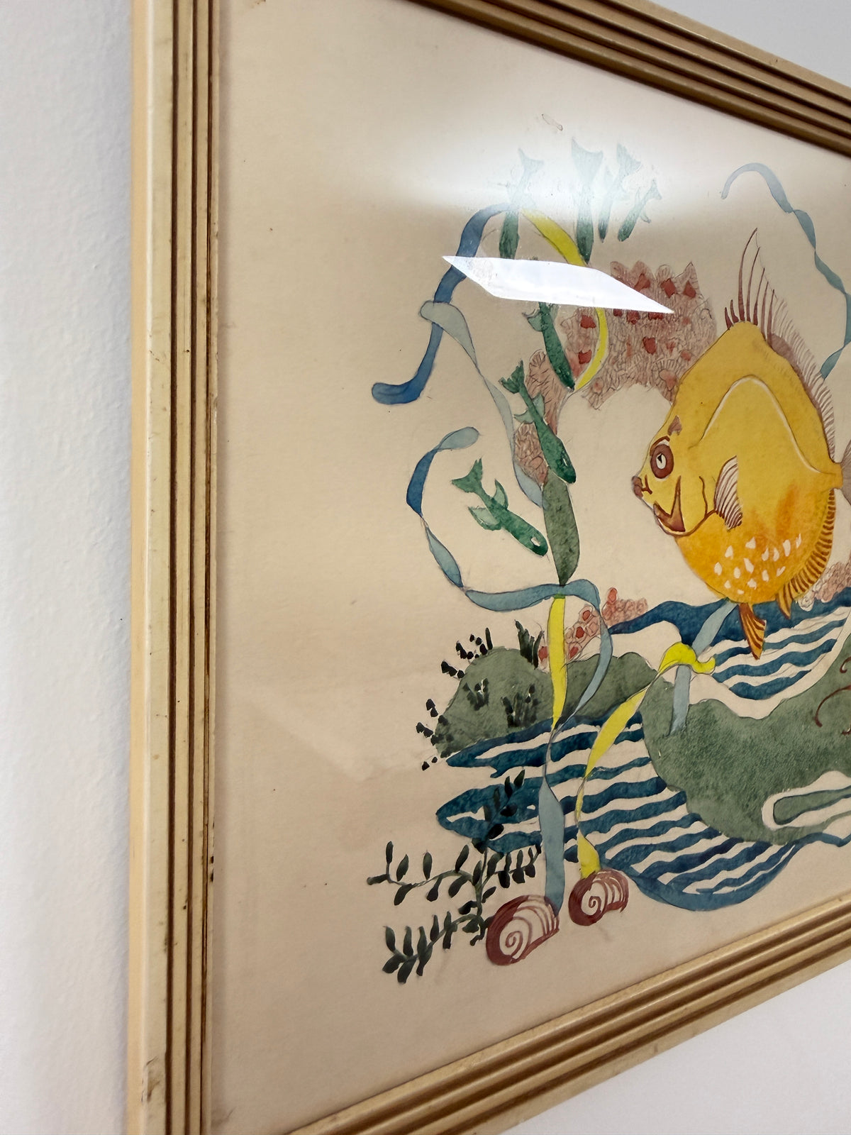 The Yellow Peril | Original Marine Watercolour | c.1930-1950