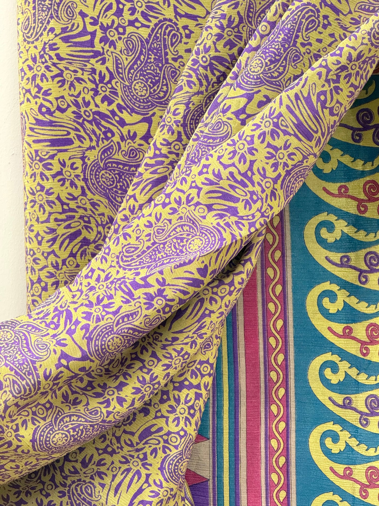 Vintage Pure Silk Saree Fabric