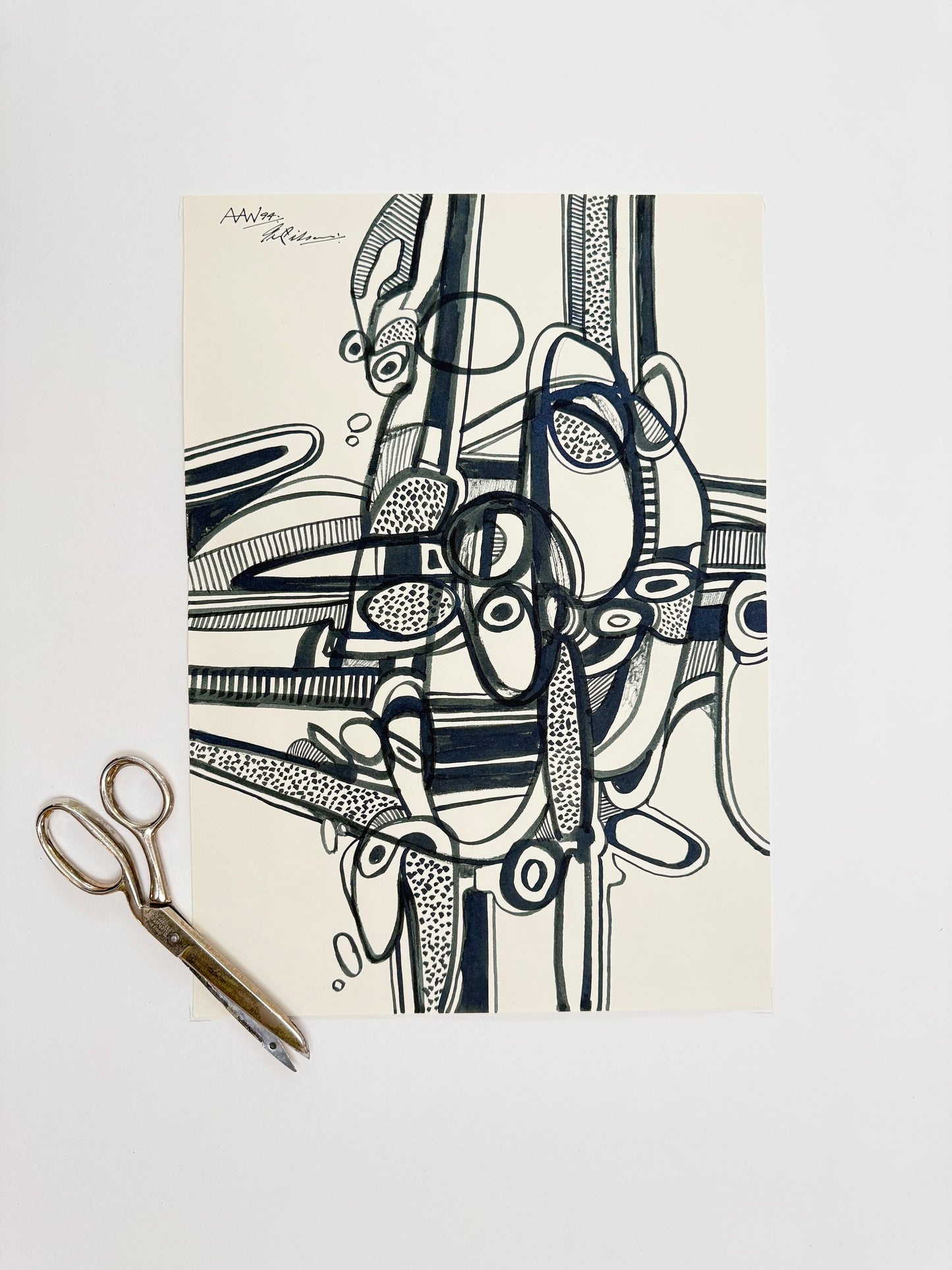 Monochromatic Original Artwork No.241 - ARTHUR ALLAN WILSON, Scottish | 1944-2024