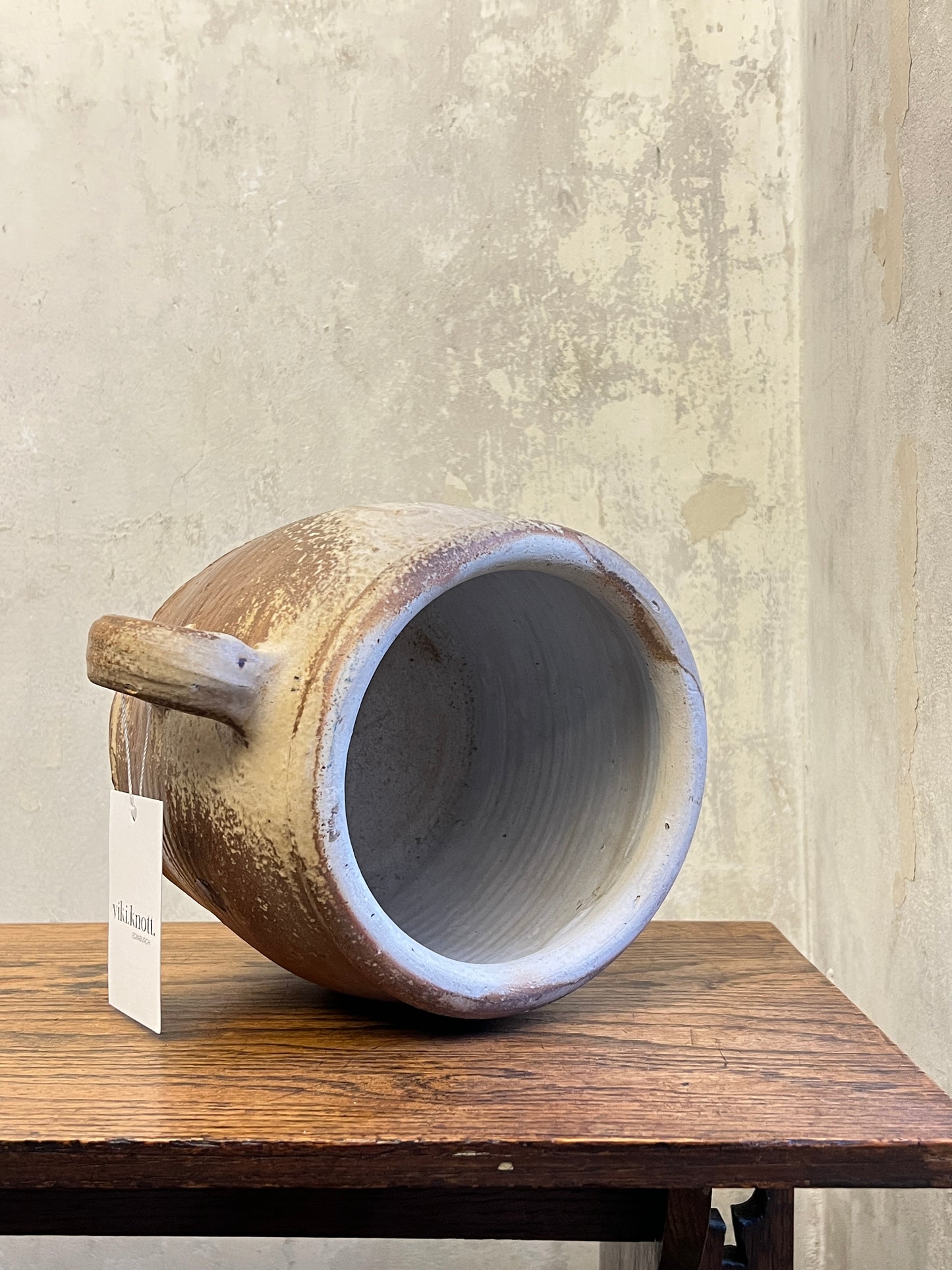 19thC French Stoneware Confit Pot