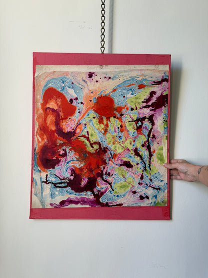Marbled Abstract George & Dragon - Patricia Arnett NDD DFA | English, 1923-2022