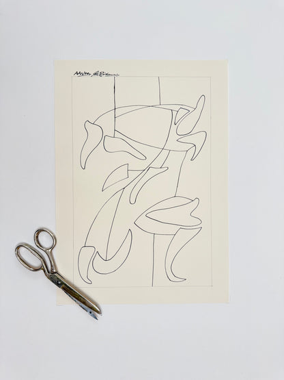 Monochromatic Original Artwork No.213 - ARTHUR ALLAN WILSON, Scottish | 1944-2024