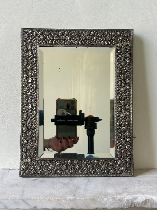 A 19th Century Silver Wall Mirror