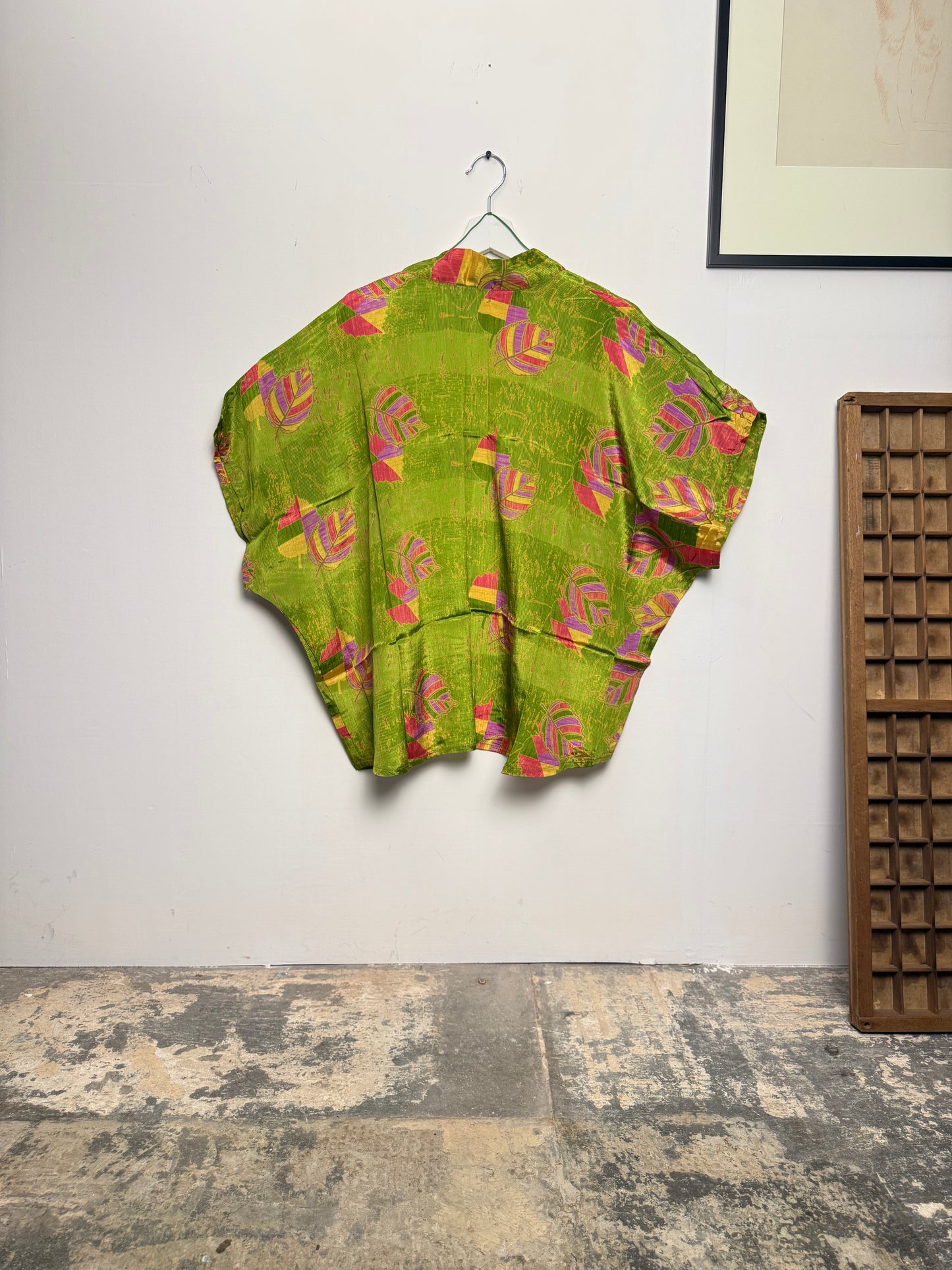 Vintage Saree Silk Shrug Blouse