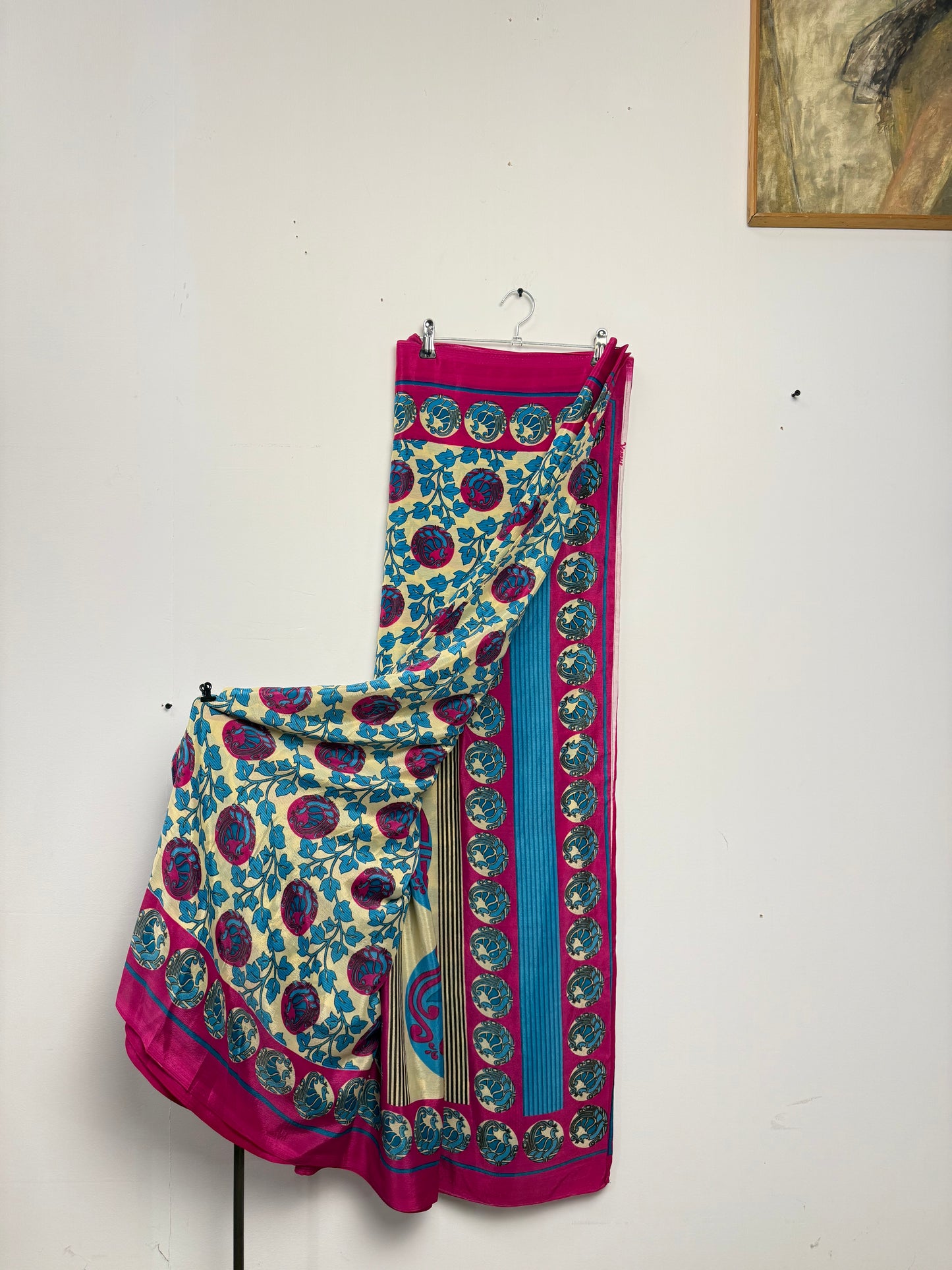 Vintage Pure Silk Saree Fabric