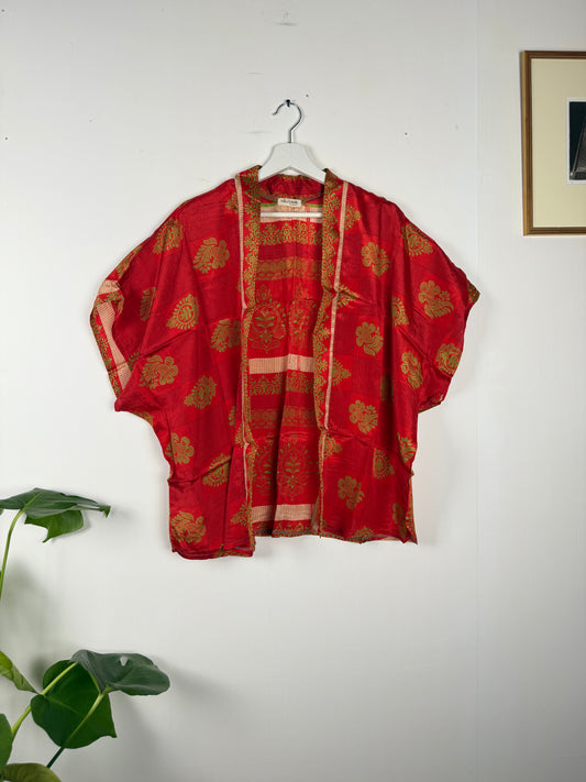 Vintage Saree Silk Shrug Blouse