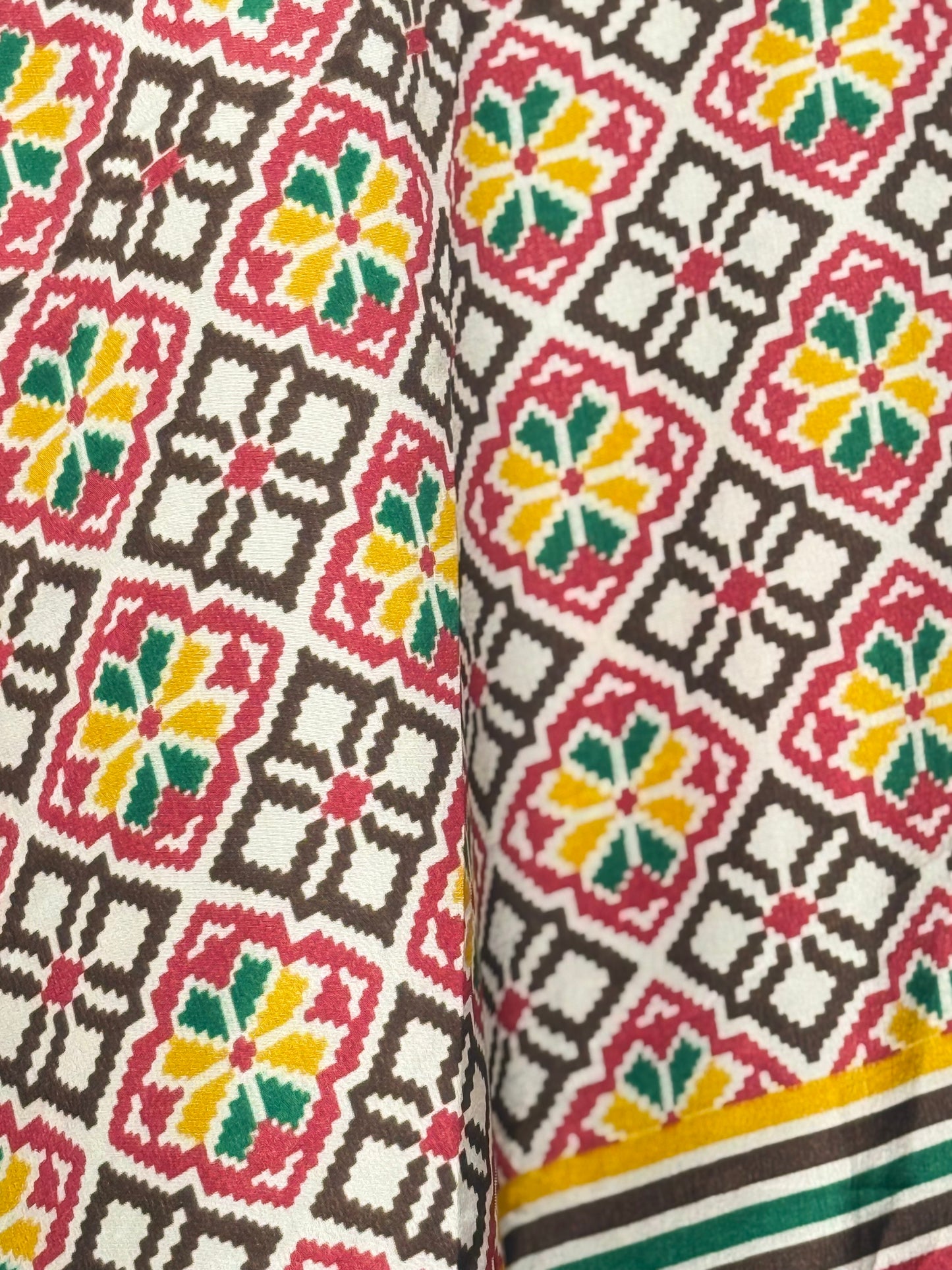 Vintage Saree Silk Wrap Skirt