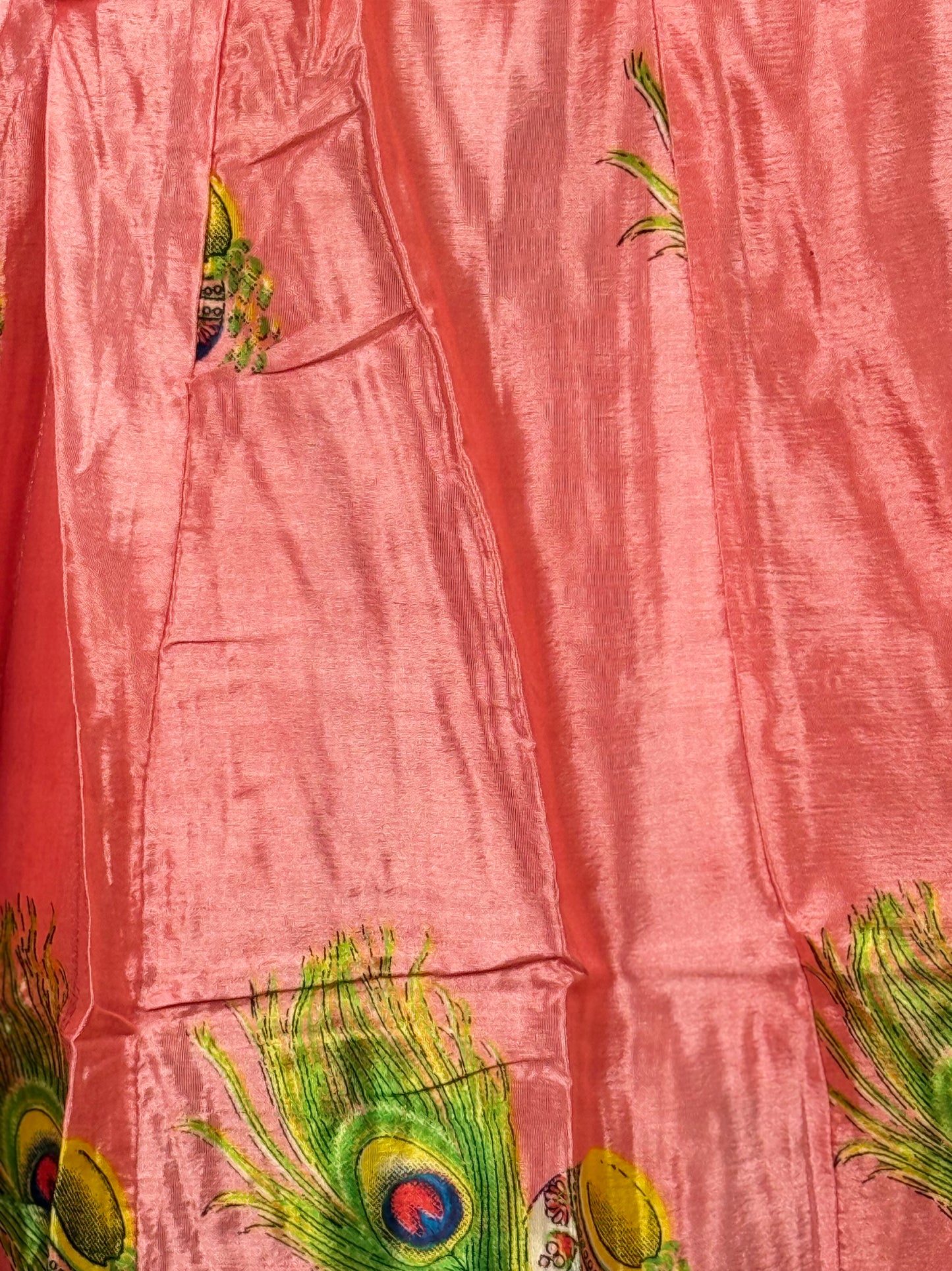 Vintage Saree Silk Pleated Skirt