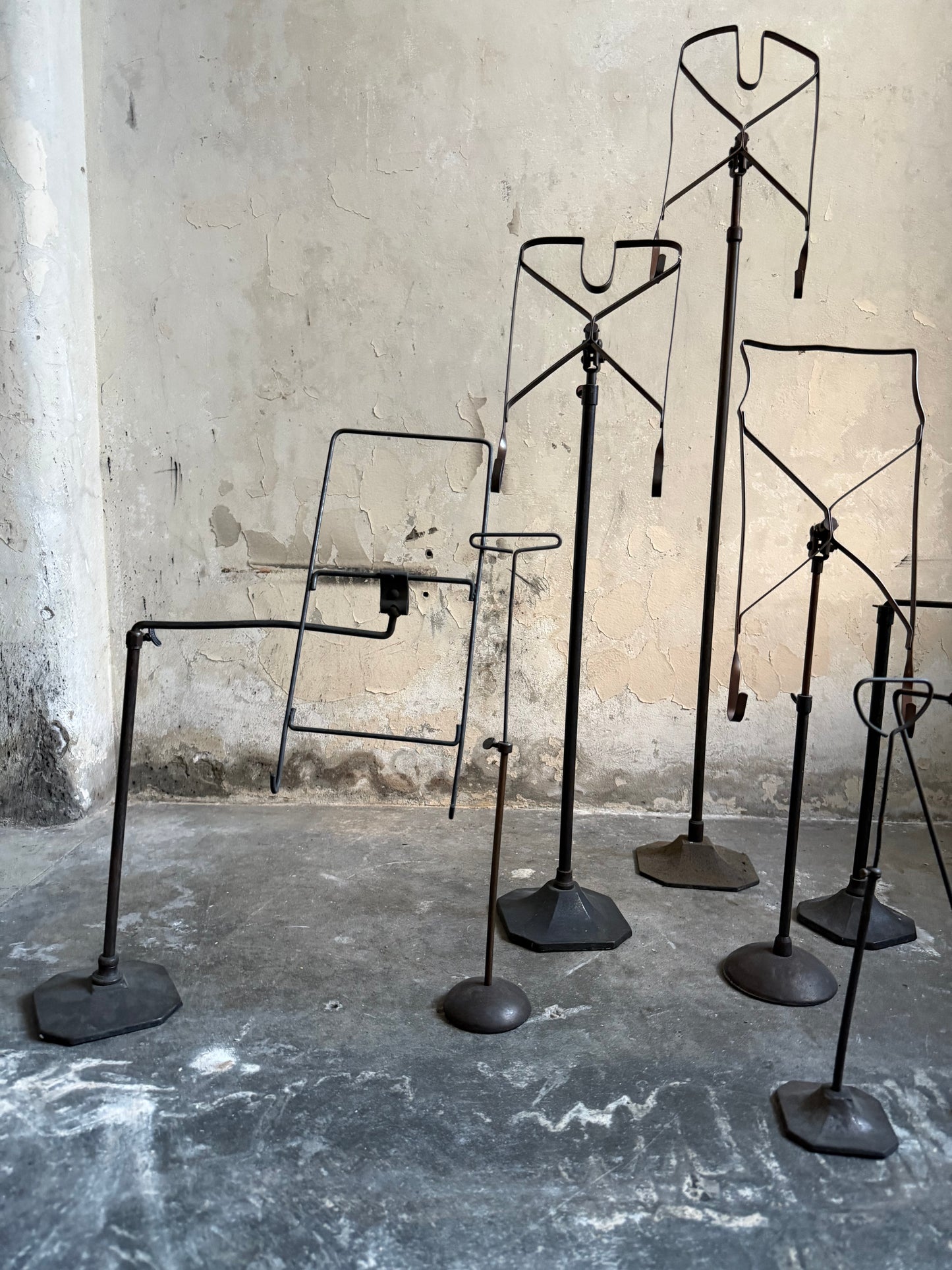 Collection of 19thC Shop Display Shirt & Accessory Stands