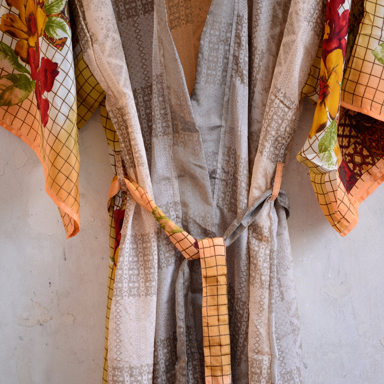 Long Vintage Silk Kimono