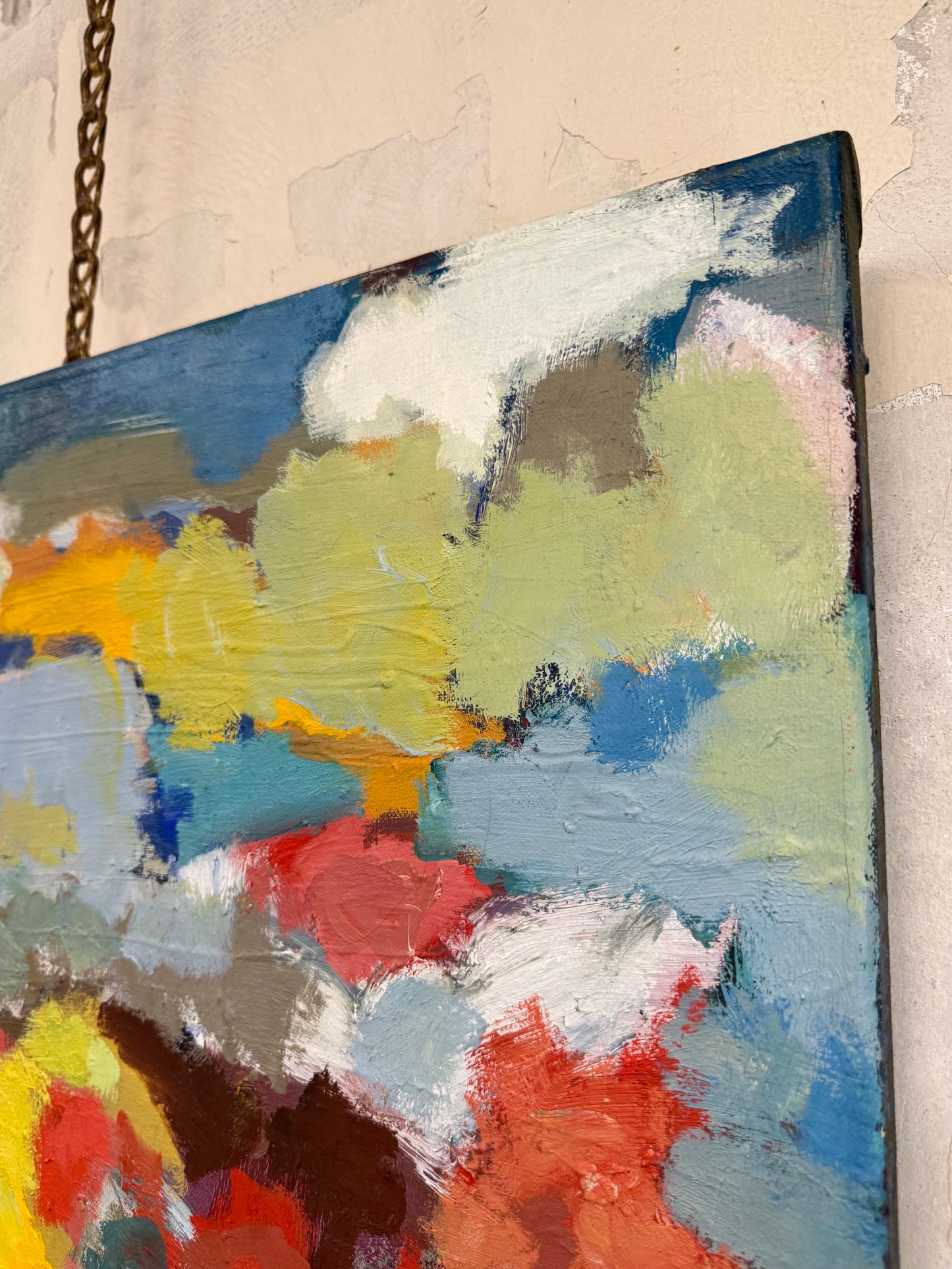 Abstract Expressionist Landscape Oil