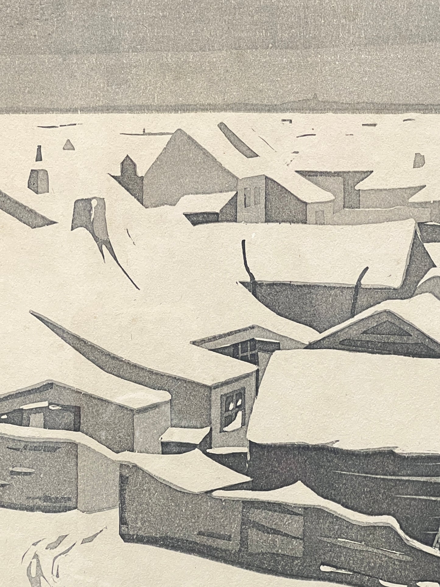 Woodblock & Aquatint Print WESTKAPELLE 1926 | Cornelis van Oel (Dutch 1899-1979)