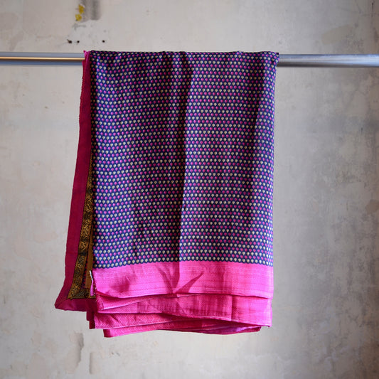 Vintage Pure Silk Saree Fabric