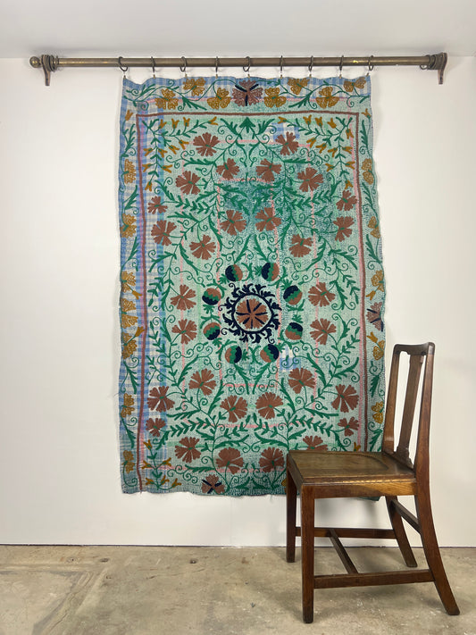 Vintage Kantha Suzani Quilt