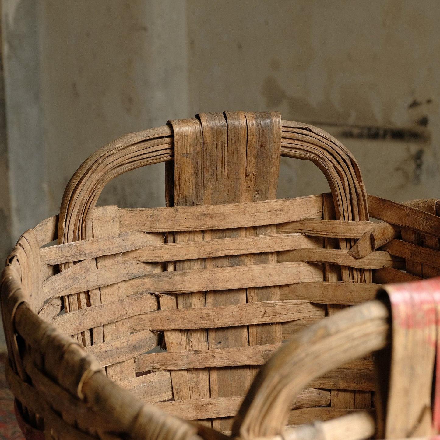 Large French Vineyard Basket c1900